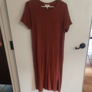 Jessica Simpson Rust Midi Dress